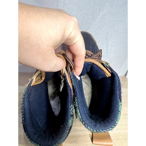 Itasca Men's Brown Leather Steel Shank Thermalite Rain Duck Boots - Picture 9 of 13